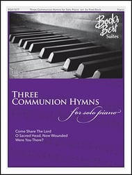 Three Communion Hymns piano sheet music cover